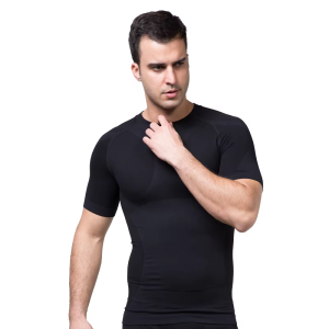 men's compression quick dry fitness tight short sleeve(yumesilm)