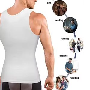 men‘s sleeveless tummy control tank top