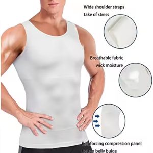 men‘s sleeveless tummy control tank top