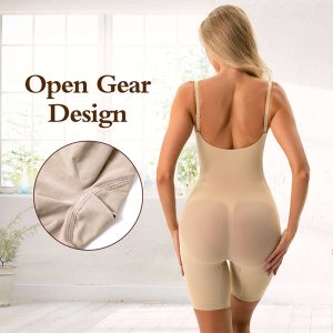 women's faja mid-thigh butt lift seamless body shaper