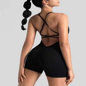 women's sexy backless yoga jumpsuit