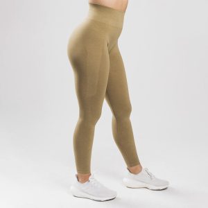 women's pure thick hip lifting seamless yoga leggings