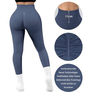 women's seamless peach tight waist yoga leggings