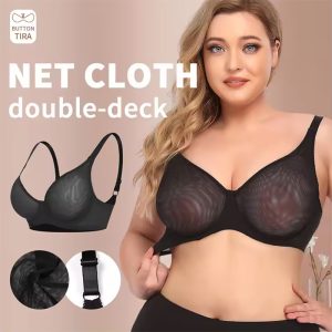 women's sexy sheer balconette plus size bras