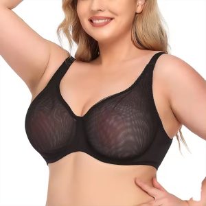 women's sexy sheer balconette plus size bras