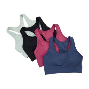 Women's-shockproof-push-up-crop-fitness-yoga-bra