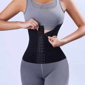 women's waist trainer front hook abdominal shaper