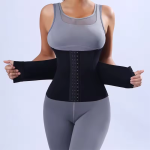 women's waist trainer front hook abdominal shaper