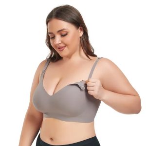 yumesilm women's nursing soft support no wire maternity bra