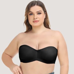 yumesilm women's sexy smooth strapless plus size lingerie