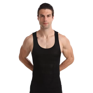 yumesilm men's tummy control fitness vest