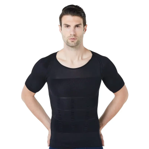 men's quick dry fitness shaping t shirt