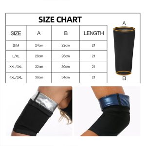 women's sauna adjustable arm exercise sleeves