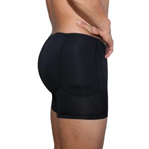 Men's hip lifting elastic shorts