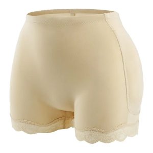 women's breathable lace butt padded briefs