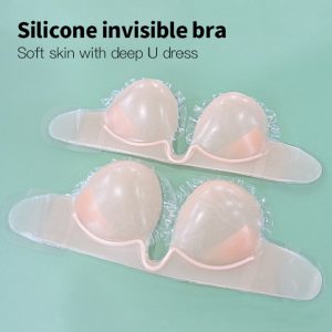 women's one piece invisible strick bra