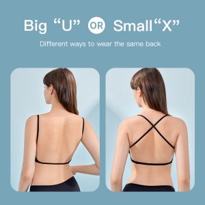 women's sexy u shaped low back bra