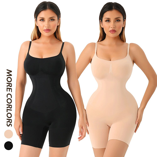 yumesilm seamless full body shaper with bust support and butt lifter