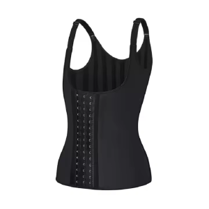 women latex waist trainer vest