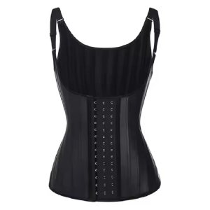 yumesilm women's latex waist trainer vest