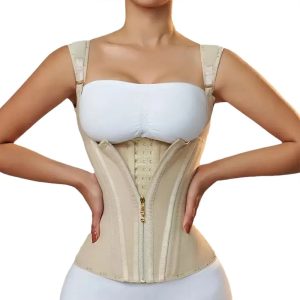 women's double compression waist cincher