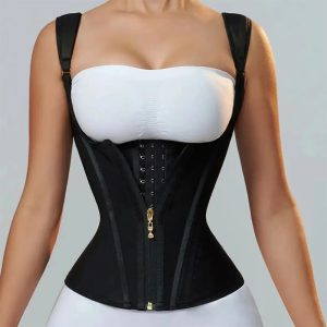 yumesilm women's double compression waist cincher