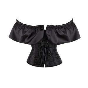 women's satin corset top