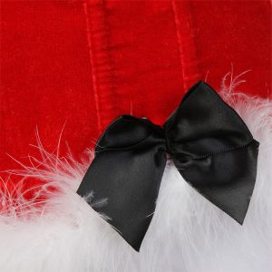 plus size christmas bow tie corset top Yume Silm