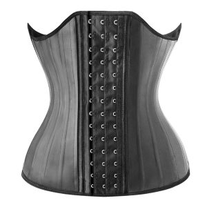 yumesilm women's latex waist cincher