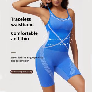 color block seamless tummy control full body shaper