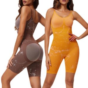 tie-dye colorful high elastic full body shaper Yume Silm