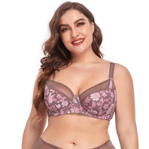 Summer Ultra-Thin Lace Flower Plus Size Underwear for Women