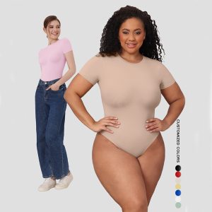 high quality encrypted outerwear short sleeve thong body shaper YumeSilm