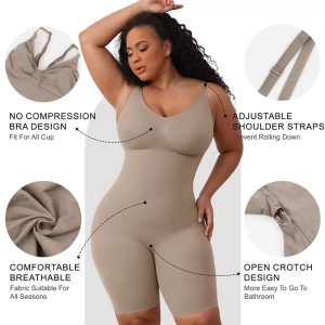 high quality seamless encrypted camisole shapewear bodysuit
