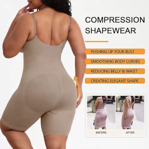 high quality seamless encrypted camisole shapewear bodysuit