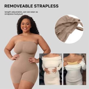 high quality seamless encrypted one-piece shapewear jumpsuit