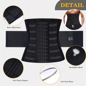 lightweight mesh waist trainer for men