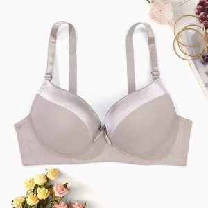 khaki plus size smooth lightweight bra