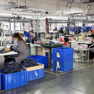 Skilled workers in action — precision meets quality in every stitch