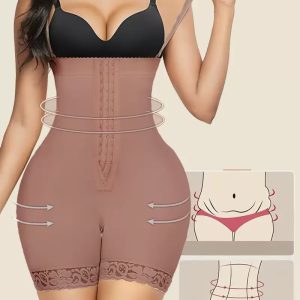 zipper hook bodysuit shapewear tummy control & butt lift