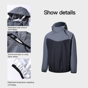 new unisex windproof & durable sweat sauna fitness set