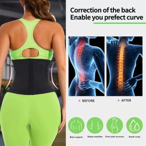 waist trainer corset belt breathable tummy control