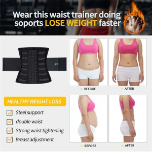 waist trainer corset belt breathable tummy control