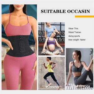 waist trainer corset belt breathable tummy control