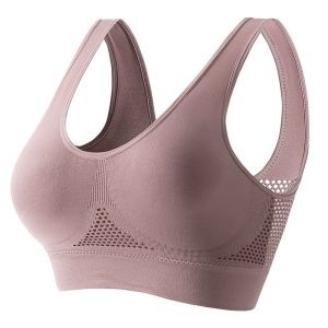 red bean paste wholesale women's plus size breathable wireless push up yoga bra